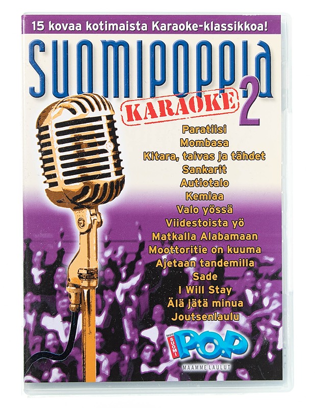 Suomipoppia karaoke : 15 kovaa kotimaista Karaoke-klassikkoa! - DVD - DVD-elokuvat - 10105618507 - 0