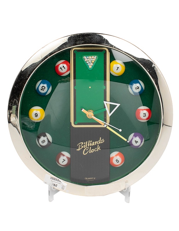 Billiards Clock seinäkello - Pienkodinkoneet - 10105618548 - 0