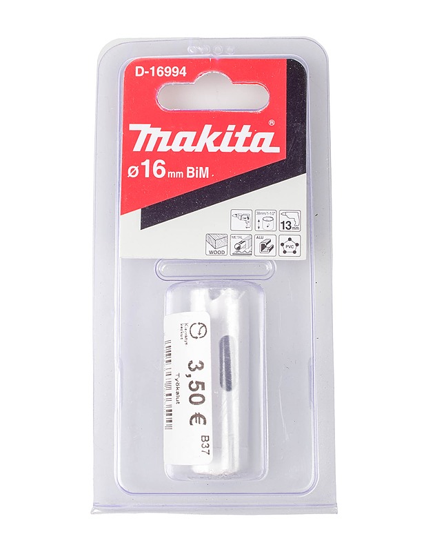 MAKITA D-16994 BiM . 16 mm reikäsahanterä - Rakennustarvikkeet - 10105618563 - 0