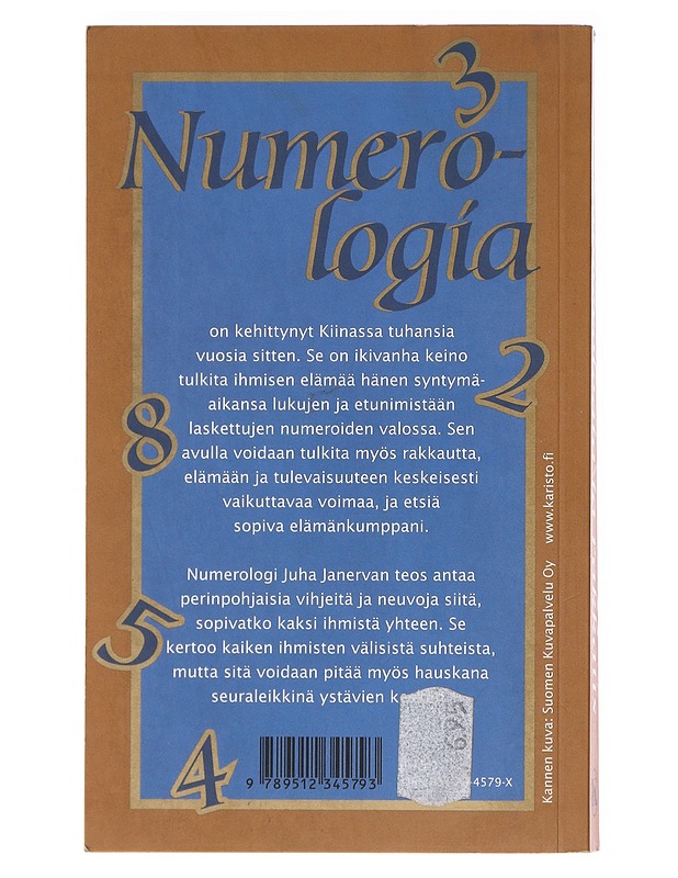 Numerologia ja rakkaus - Juha Janerva - Tietokirjat ja oppaat - 10105618576 - 1