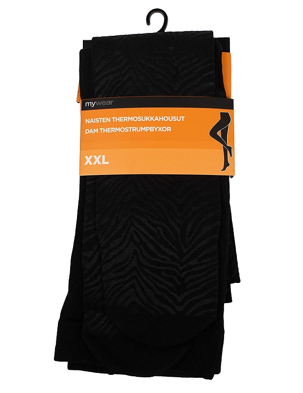 MYWEAR mustat thermosukkahousut, XXL - Asusteet - 10105618577 - 0