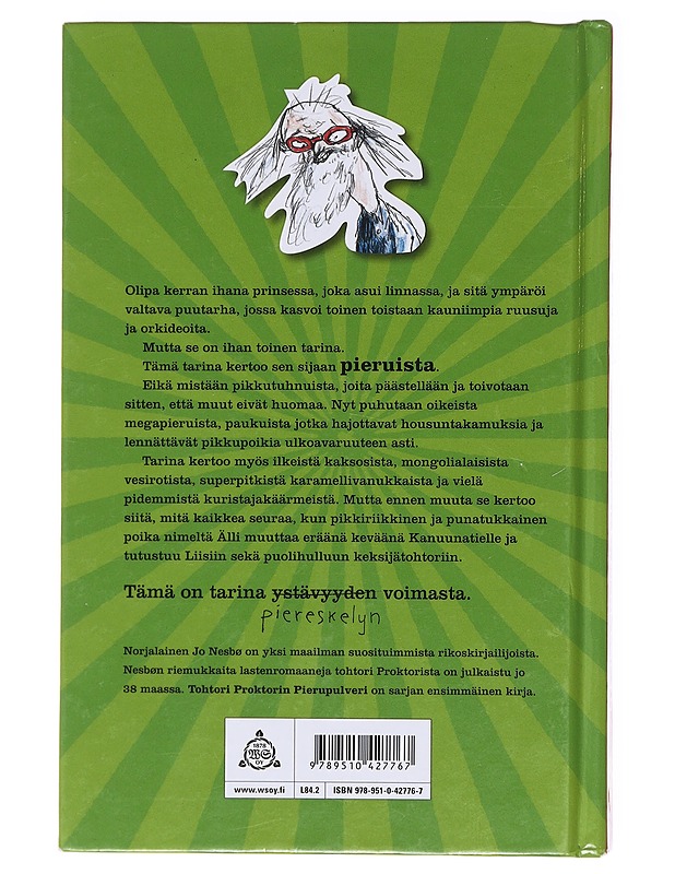 Tohtori Proktorin pierupulveri - Nesbø, Jo - Lastenkirjat - 10105618673 - 1