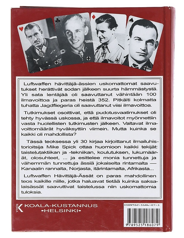 Luftwaffen hävittäjä-ässät - Mike Spick - Historiakirjat - 10105618766 - 1