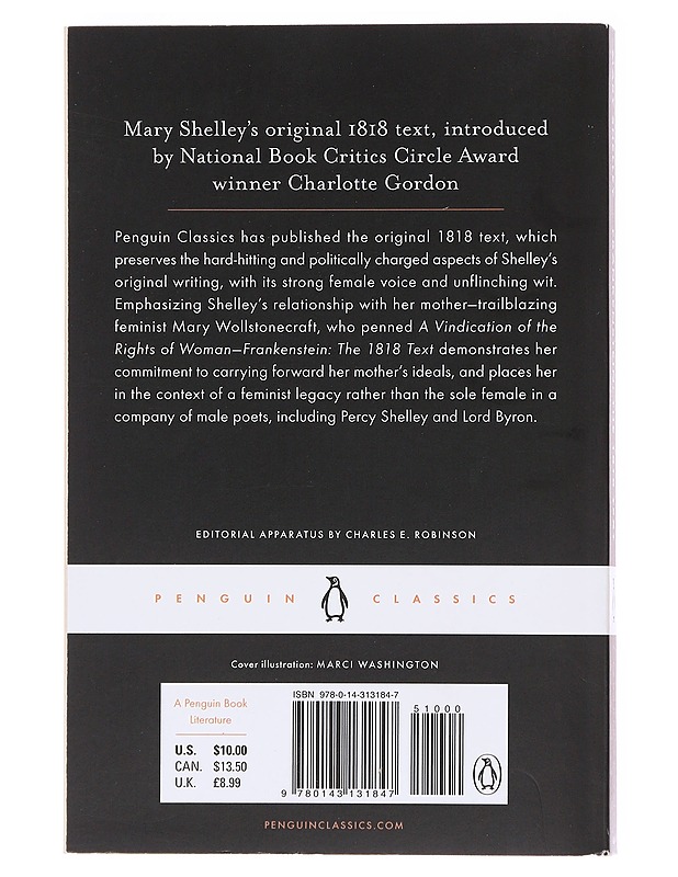 Frankenstein : the 1818 text - Shelley, Mary - Romaanit ja novellit - 10105618803 - 1