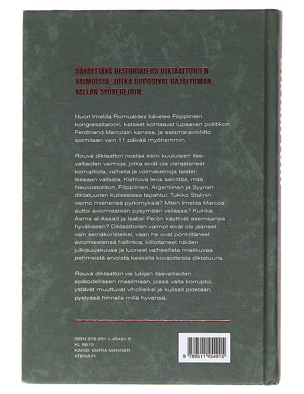 Rouva diktaattori - Veera Jääskeläinen - Historiakirjat - 10105618843 - 1