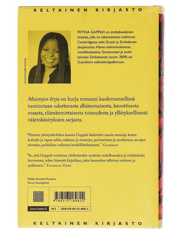 Muistojen kirja - Gappah, Petina - Romaanit ja novellit - 10105618847 - 1