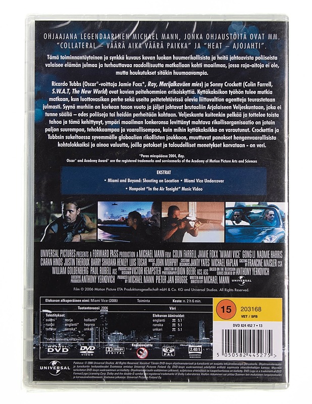 Miami Vice - DVD - DVD-elokuvat - 10105618895 - 1