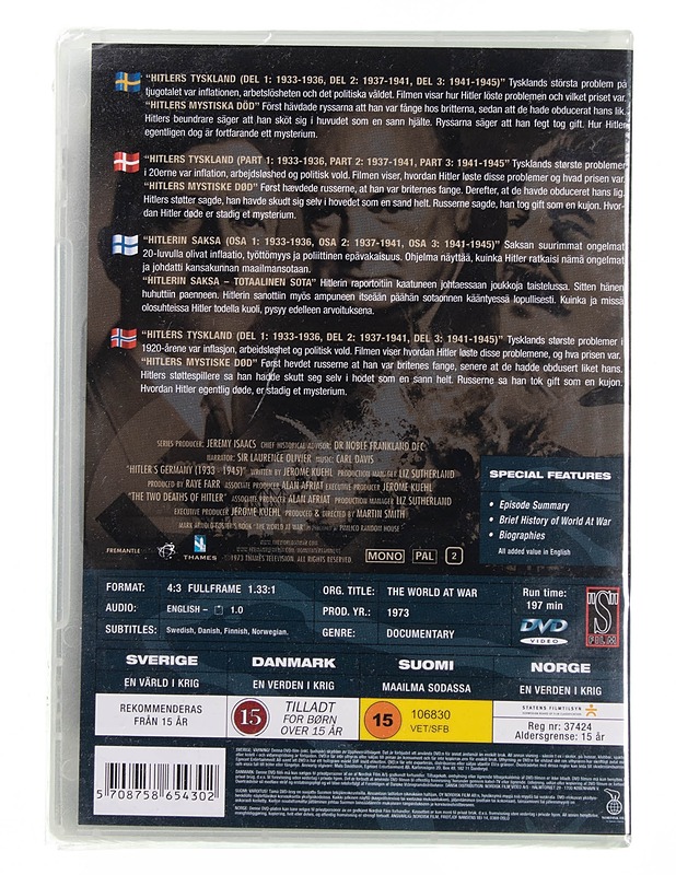 The World at War 15 - DVD - DVD-elokuvat - 10105618901 - 1