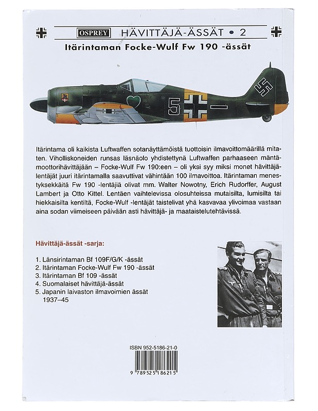 Itärintaman Focke-Wulf Fw 190 -ässät - Weal, John - Historiakirjat - 10105618903 - 1