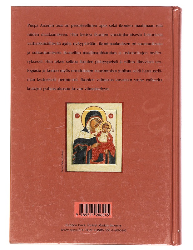 Ikonikirja -Piispa, Arseni - Taide- ja kulttuurikirjat - 10105618951 - 1