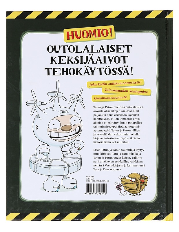 Tatun ja Patun kummat keksinnöt kautta aikojen - Havukainen, Aino - Lastenkirjat - 10105618971 - 1