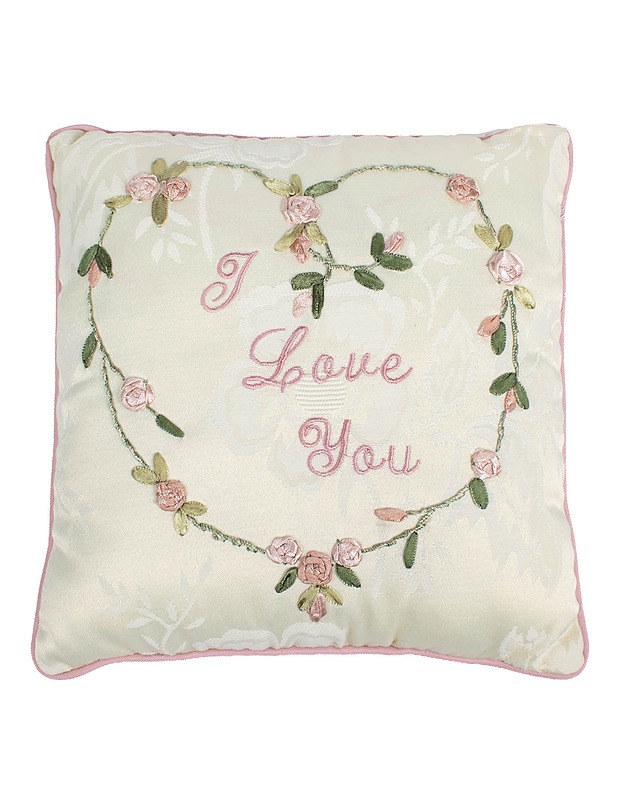 I Love You koristetyyny, 25x25 cm - Koriste-esineet - 10105619031 - 0