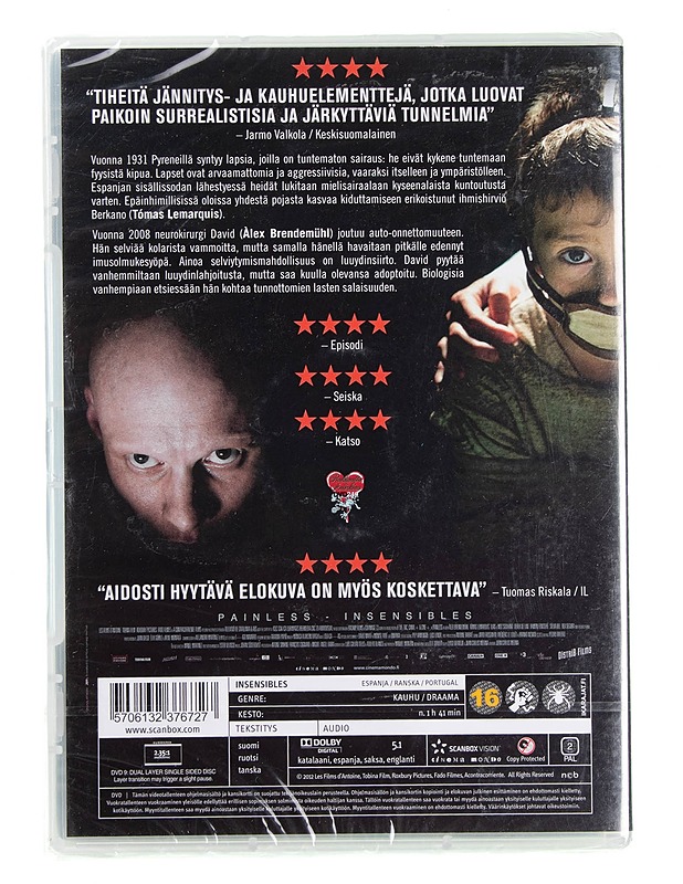Tunnottomat - DVD - DVD-elokuvat - 10105619080 - 1