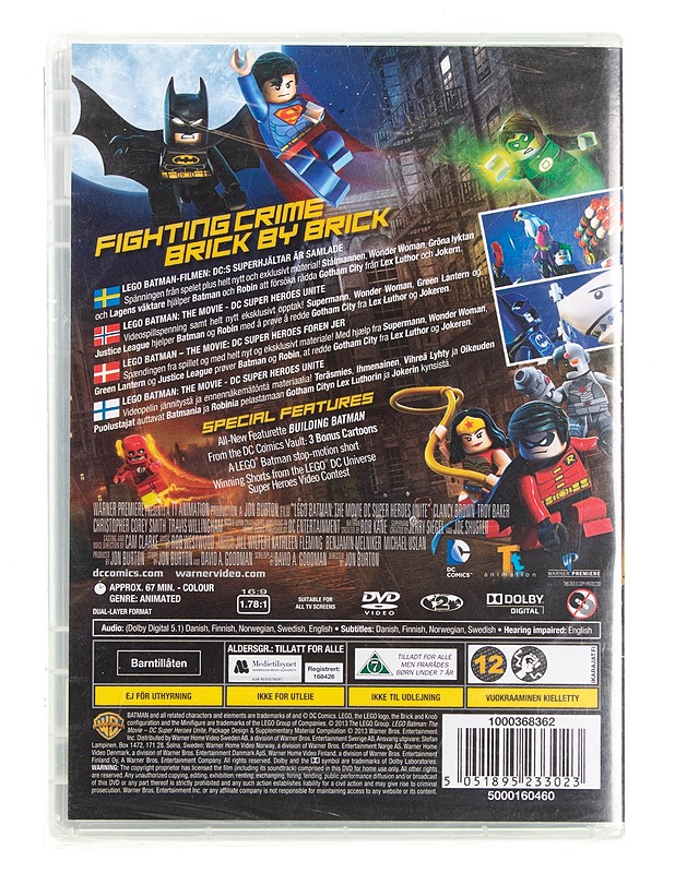 LEGO Batman the movie: DC Superheroes unite - DVD - DVD-elokuvat - 10105619099 - 1