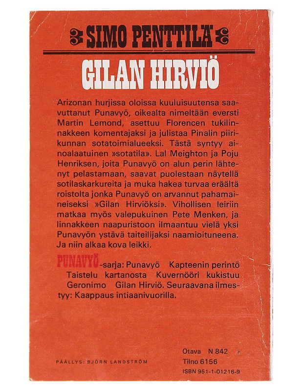 Gilan hirviö : Punavyön seikkailuja - Penttilä, Simo - Romaanit ja novellit - 10105619116 - 1