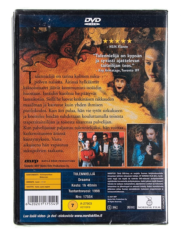 Tulennielijä - DVD - DVD-elokuvat - 10105619147 - 1