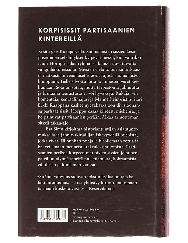 Rukajärven korpisissit - Esa Sirén - Romaanit ja novellit - 10105619214 - 1