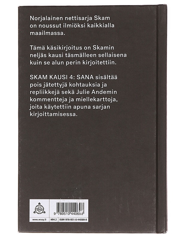 Skam / Kausi 4 Sana : alkuperäinen käsikirjoitus - Andem, Julie - Nuorten kirjat - 10105619264 - 1