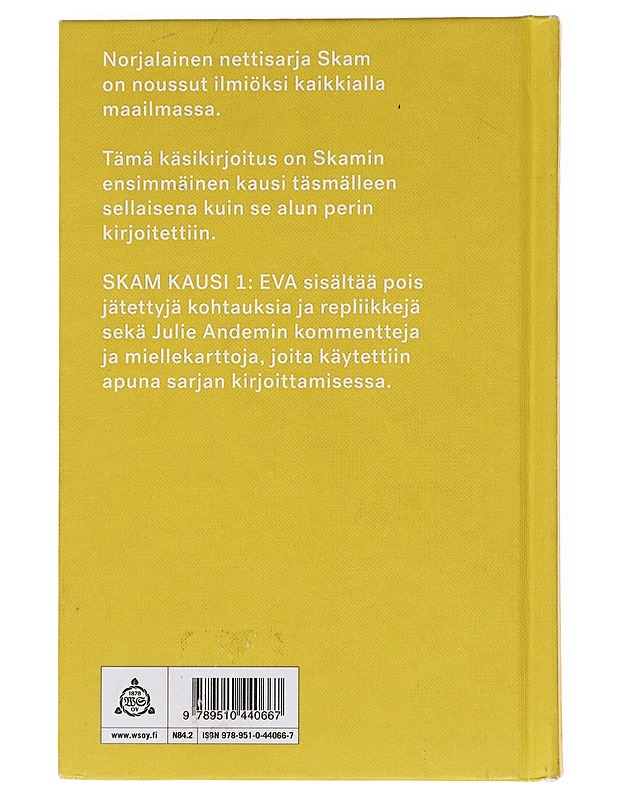 Skam / Kausi 1 Eva : alkuperäinen käsikirjoitus - Andem, Julie - Nuorten kirjat - 10105619270 - 1