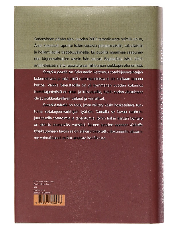 Satayksi päivää - Åsne Seierstad - Elämäkerrat ja muistelmat - 10105619300 - 1