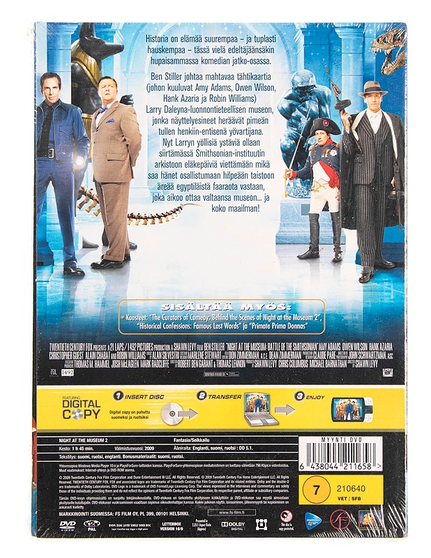 Night of the museum 2 - DVD - DVD-elokuvat - 10105619305 - 1