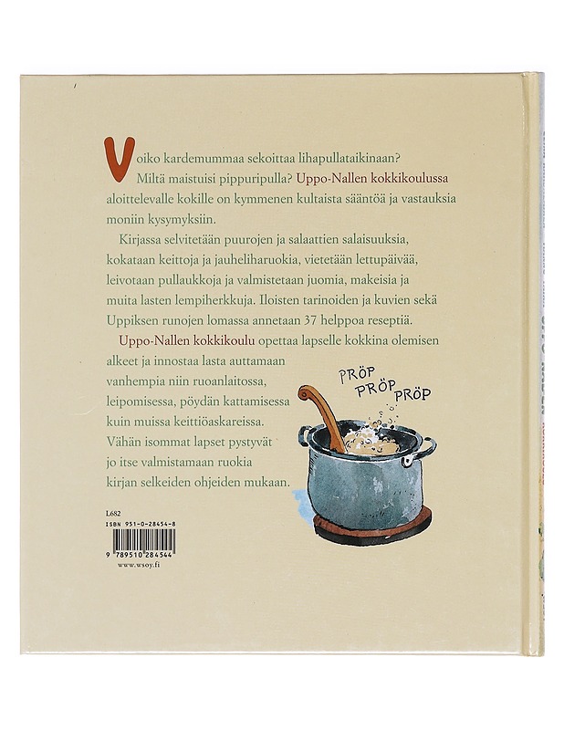 Uppo-nallen kokkikoulu - Karjalainen, Elina - Lastenkirjat - 10105619390 - 1