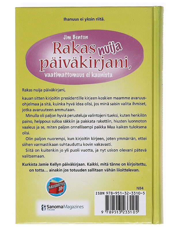 Rakas nuija päiväkirjani, vaatimattomuus ei kaunista - Benton, Jim - Nuorten kirjat - 10105619421 - 1