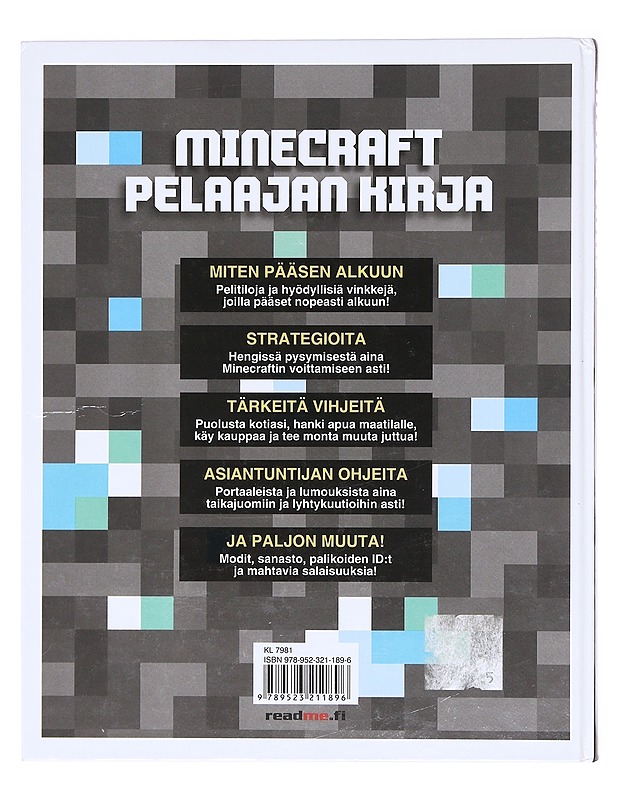 Minecraft : Pelaajan kirja - Kiianmies, Matti - Tietokirjat ja oppaat - 10105619463 - 1
