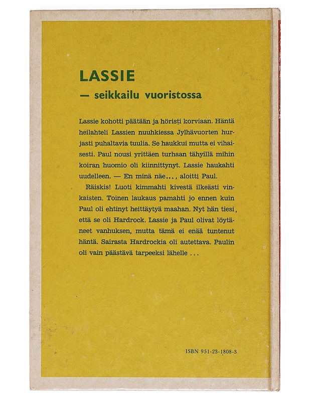 Lassie : seikkailu vuoristossa - Edmonds, I. G. - Lastenkirjat - 10105619467 - 1