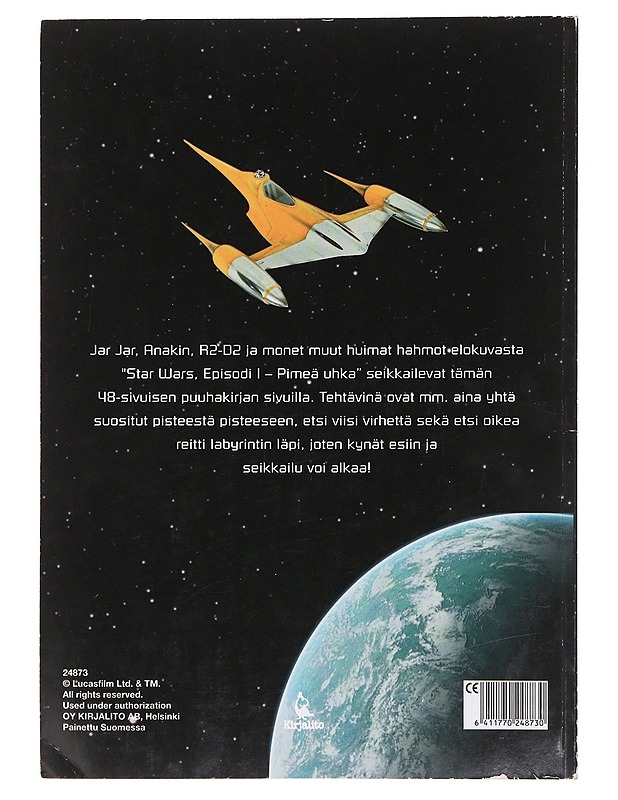 Star Wars Episodi I Pimeä Uhka puuhakirja - Kirjalito - Lastenkirjat - 10105619473 - 1