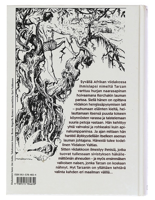 Apinoiden Tarzan - Burroughs, Edgar Rice - Nuorten kirjat - 10105619476 - 1