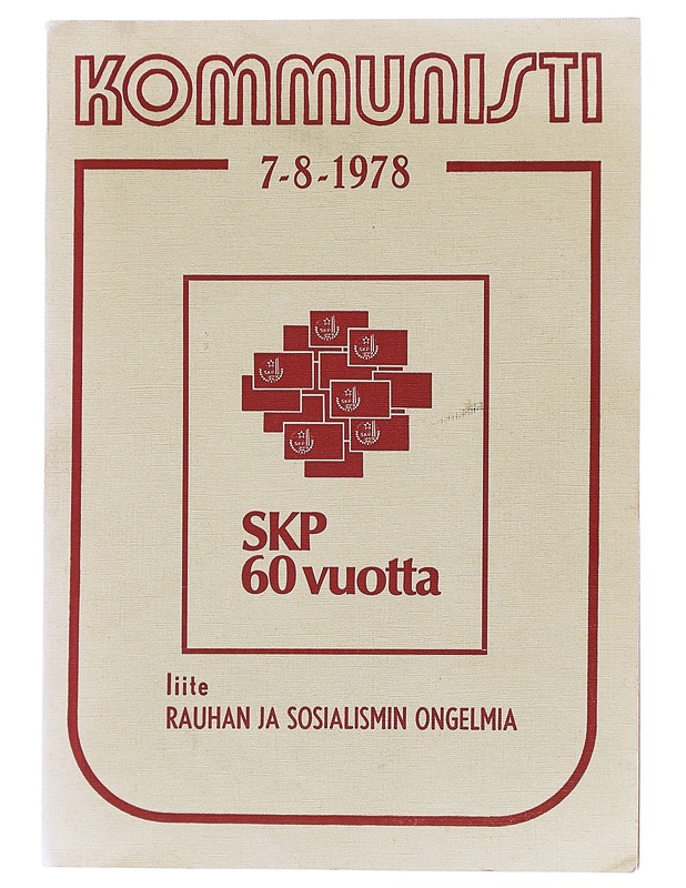 Kommunisti, 7-8/1978 : SKP 60 vuotta - Lehdet - 10105619479 - 0