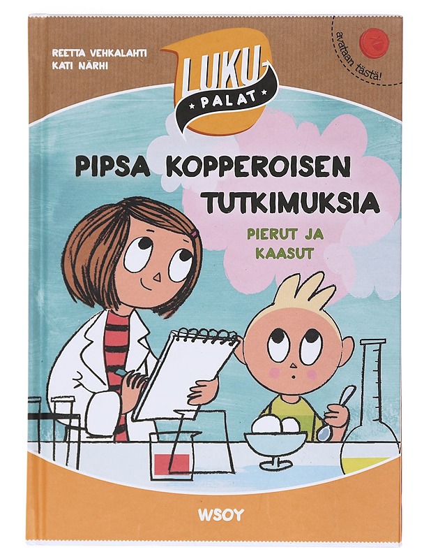 Pipsa Kopperoisen tutkimuksia / pierut ja kaasut - Vehkalahti, Reetta - Lastenkirjat - 10105619568 - 0