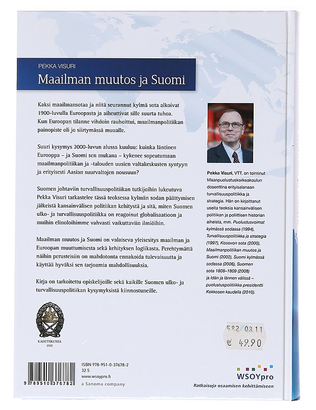 Maailman muutos ja Suomi - Visuri, Pekka - Tietokirjat ja oppaat - 10105619569 - 1