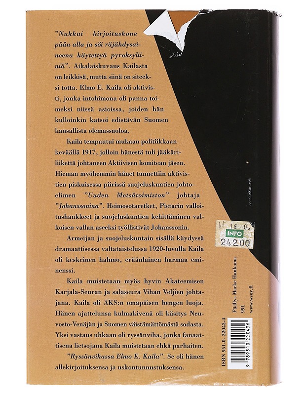 Ryssän vihassa - Elmo kaila - Historiakirjat - 10105619708 - 1