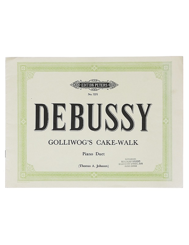 Debussy: Golliwog's cake-walk - Johnson, Thomas. A - Tietokirjat ja oppaat - 10105619725 - 0