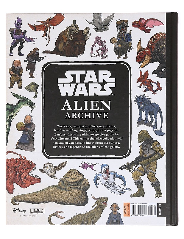 Star wars : Alien archive : a guide to the species of the galaxy - Pallant, Katarina - Lastenkirjat - 10105619759 - 1