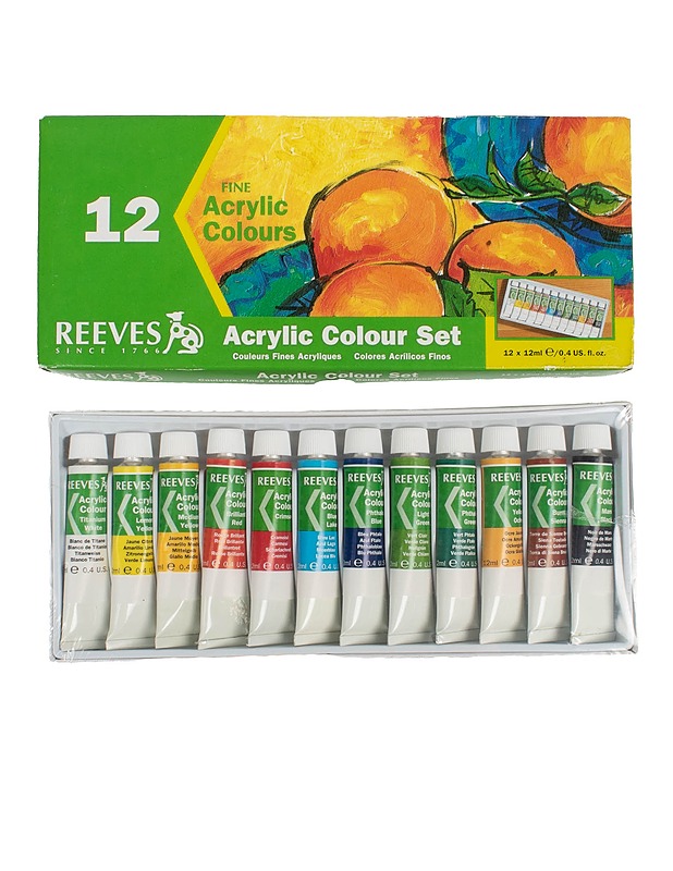 REEVES Fine Acrylic Colour Set akryylivärisarja - Askartelu - 10105619785 - 0