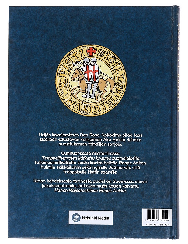 Temppeliherrojen kätketty kruunu ja muita Don Rosan parhaita - Rosa, Don - Sarjakuvat - 10105619778 - 1