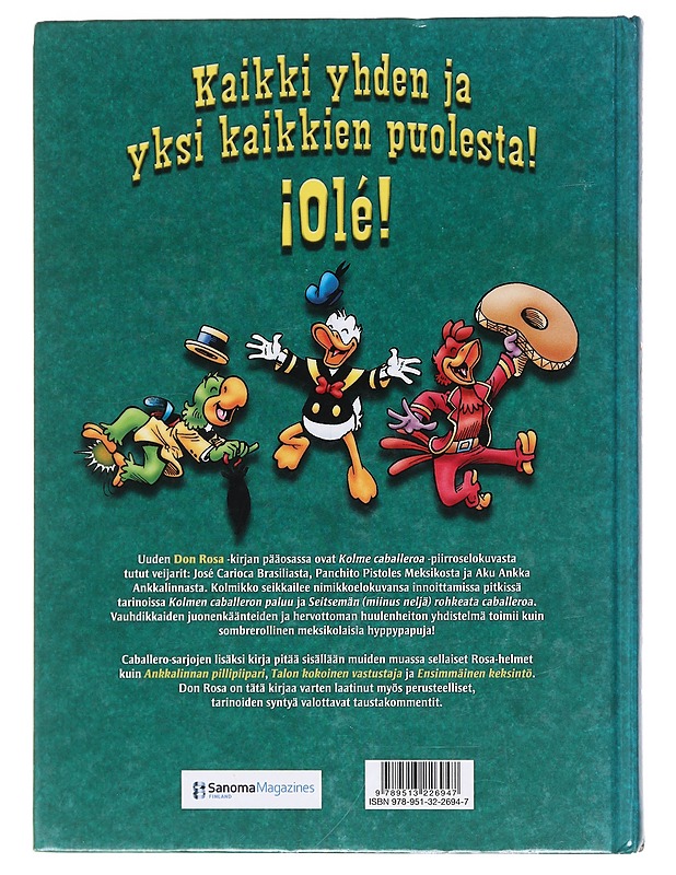 Kolmen caballeron paluu ja muita Don Rosan parhaita - Rosa, Don - Sarjakuvat - 10105619790 - 1