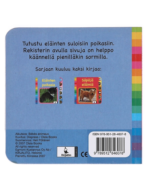 Eläinten poikasia - Pöllänen, Heli - Lastenkirjat - 10105619816 - 1