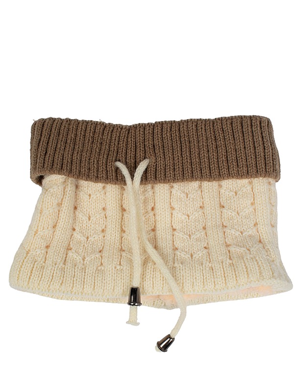  Beige-ruskea neule kauluri - Kaulahuivit - 10105619849 - 0