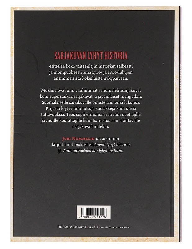 Sarjakuvan lyhyt historia - Juri Nummelin - Sarjakuvat - 10105619856 - 1