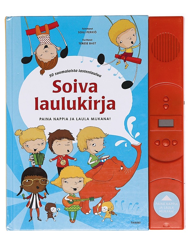 Soiva laulukirja: paina nappia ja laula mukana! : 50 suomalaista lastenlaulua - Perkiö, Soili - Musiikki- ja elokuvakirjat - 10105619868 - 0