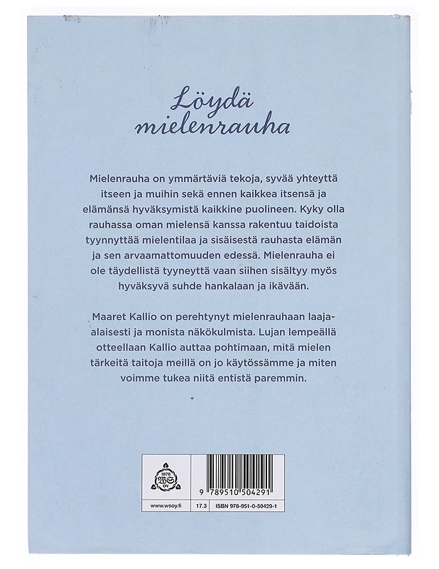 Mielenrauha - Maaret Kallio - Tietokirjat ja oppaat - 10105619872 - 1