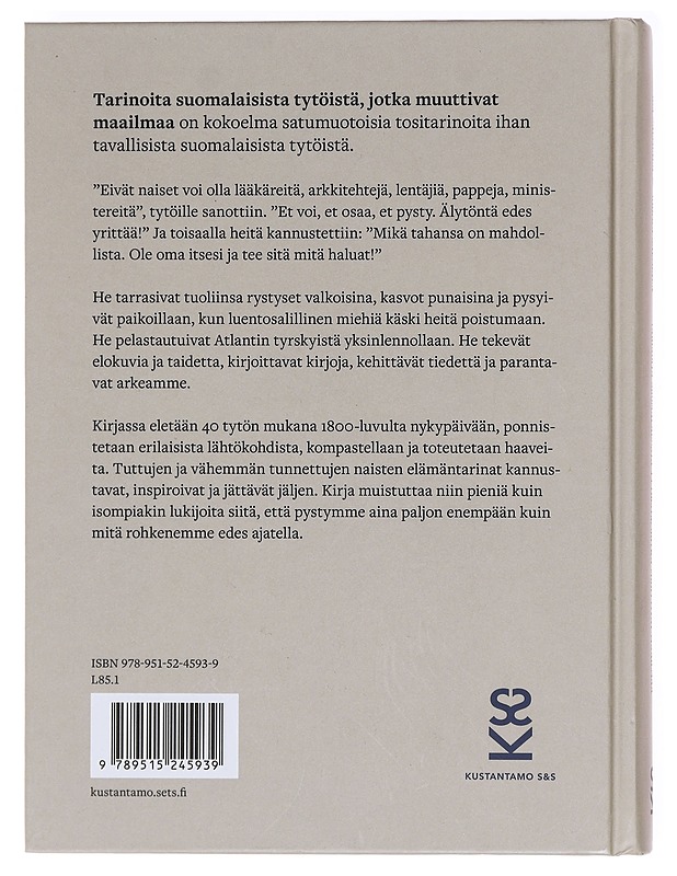 Tarinoita suomalaisista tytöistä, jotka muuttivat maailmaa - Salminen, Ida - Lastenkirjat - 10105619895 - 1