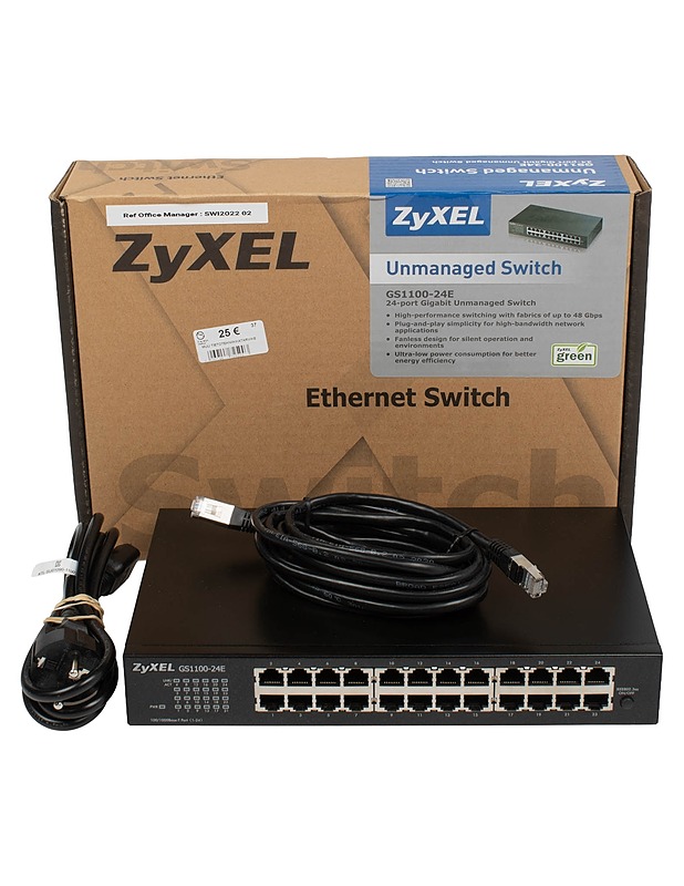 ZYKEL GS 1100-24E -verkkokytkin  - Muu elektroniikka - 10105619899 - 0