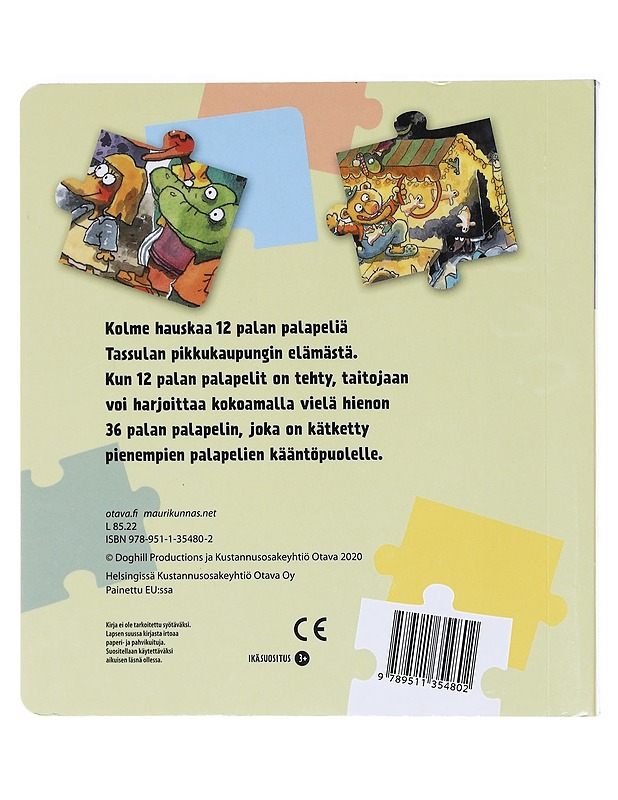Tassula tarinoita : palapelikirja - Kunnas, Mauri - Lastenkirjat - 10105619969 - 1