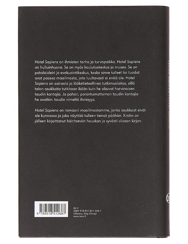 Hotel Sapiens ja muita irrationaalisia kertomuksia - Leena Krohn - Romaanit ja novellit - 10105619993 - 1