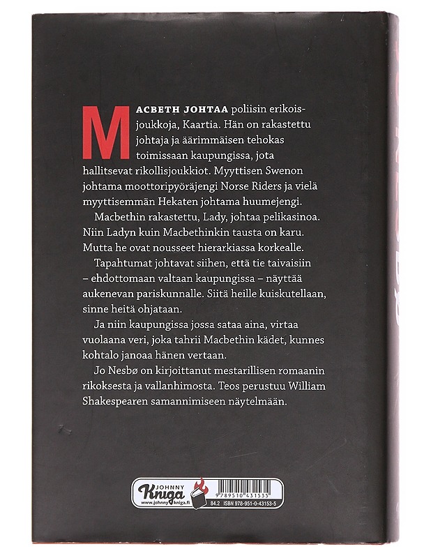 Macbeth - Nesbø, Jo - Jännitys ja dekkarit - 10105620024 - 1